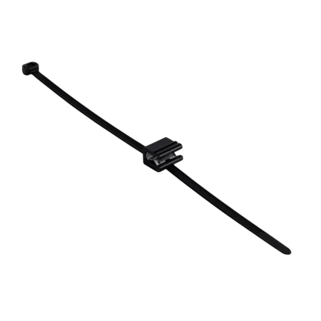 novotegra Kabelbinder-Clips – Kabelbinder-Clip an Profilsteg 1-3 mm