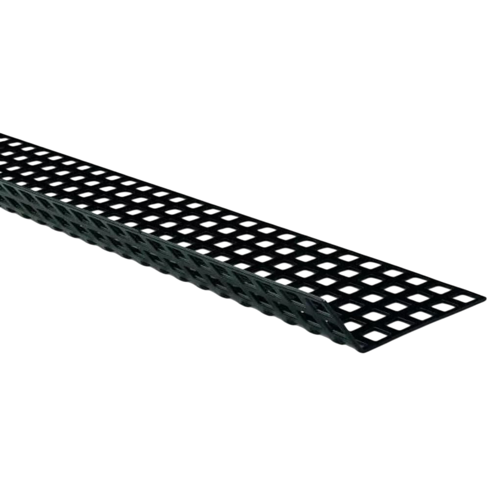 novotegra Lochblech 1500 mm – Lochblech 1500 × 120 mm 125° Schwarz