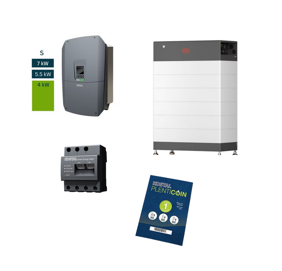 Kostal Plenticore G3 S 4–7 kW + BYD HVB 5,9–29,6 kWh Speicherpaket