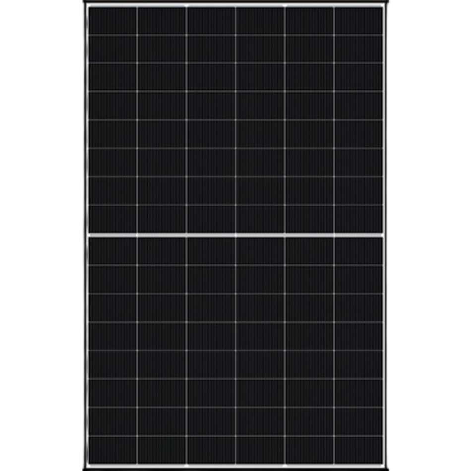 DMEGC Solar Infinity RT B48HBW 450 Wp bifaziales Glas-Glas-Solarmodul mit schwarzem Rahmen