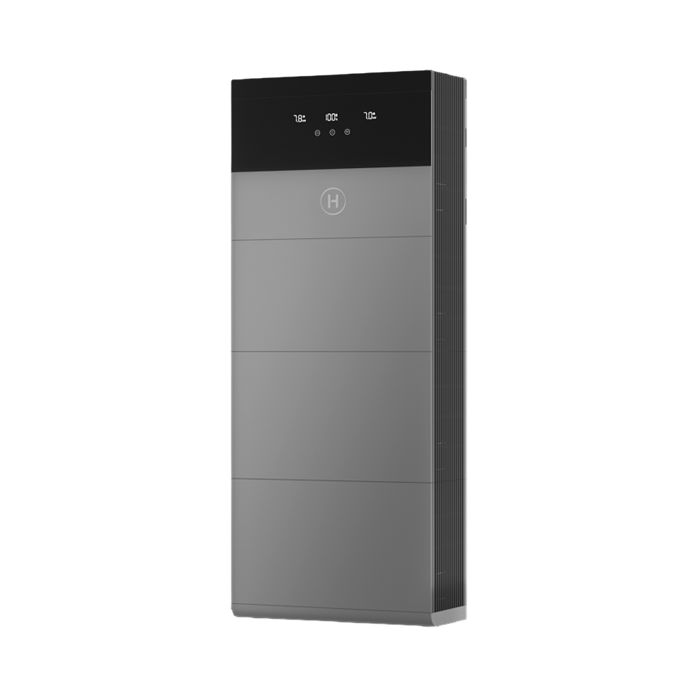 Hoymiles HiOne G3 Hybridwechselrichter im System mit HiOne-Batteriemodulen
