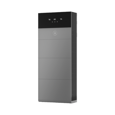 Hoymiles HiOne G3 Hybridwechselrichter im System mit HiOne-Batteriemodulen