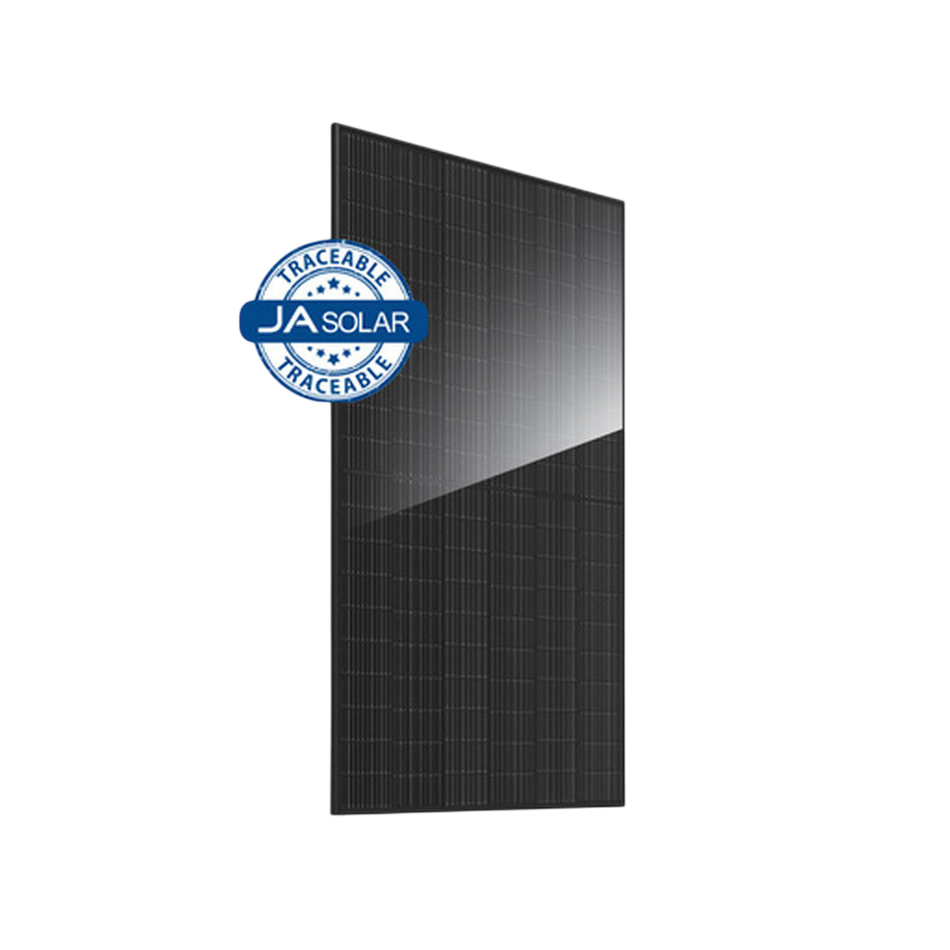 JA Solar JAM60D41/LB 505 Wp Full Black bifaziales Doppelglas-Solarmodul