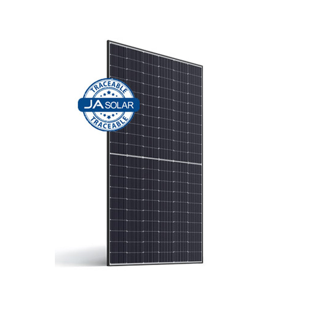 JA Solar JAM60D42/LB 540 Wp bifaziales Doppelglas-Solarmodul mit schwarzem Rahmen