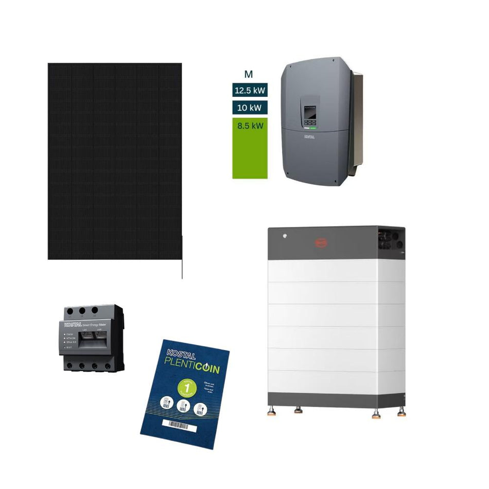9,0 kWp Komplettanlage – Luxor Module + Kostal Hybrid + BYD HVB 11,8 kWh