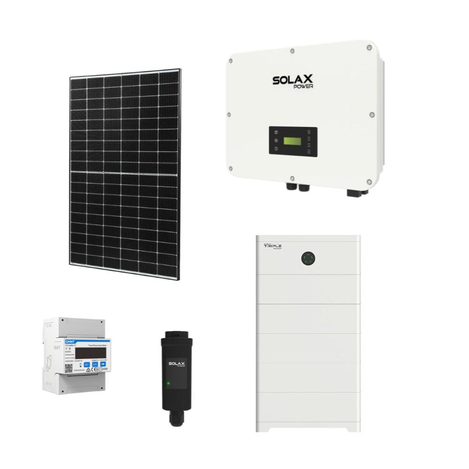 25,48 kWp Komplettanlage – Solar Fabrik Module + SolaX X3-Ultra + SolaX T-BAT SYS HV-S 25.6 kWh