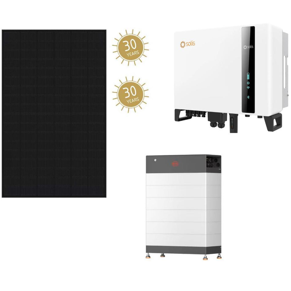 10,8 kWp Komplettanlage – Luxor Module + Solis Hybrid + BYD HVB 11,8 kWh