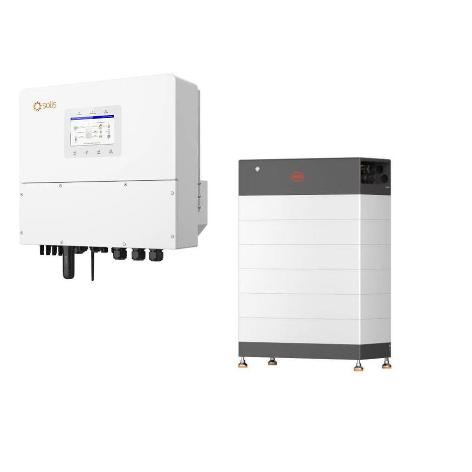 Solis Hybrid 12–20 kW + BYD HVB 5,9–29,6 kWh Speicherpaket