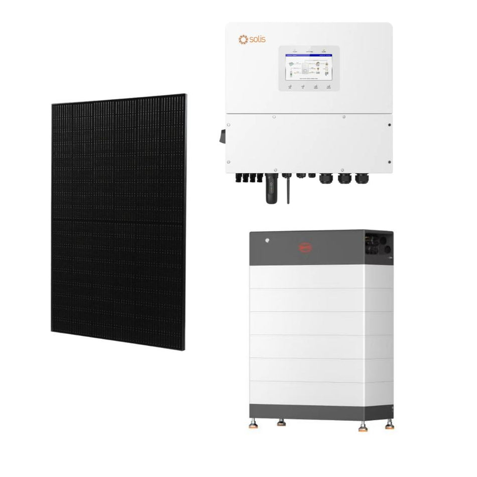 16,2 kWp Komplettanlage – Solar Fabrik Module + Solis Hybrid + BYD HVB 17,8 kWh