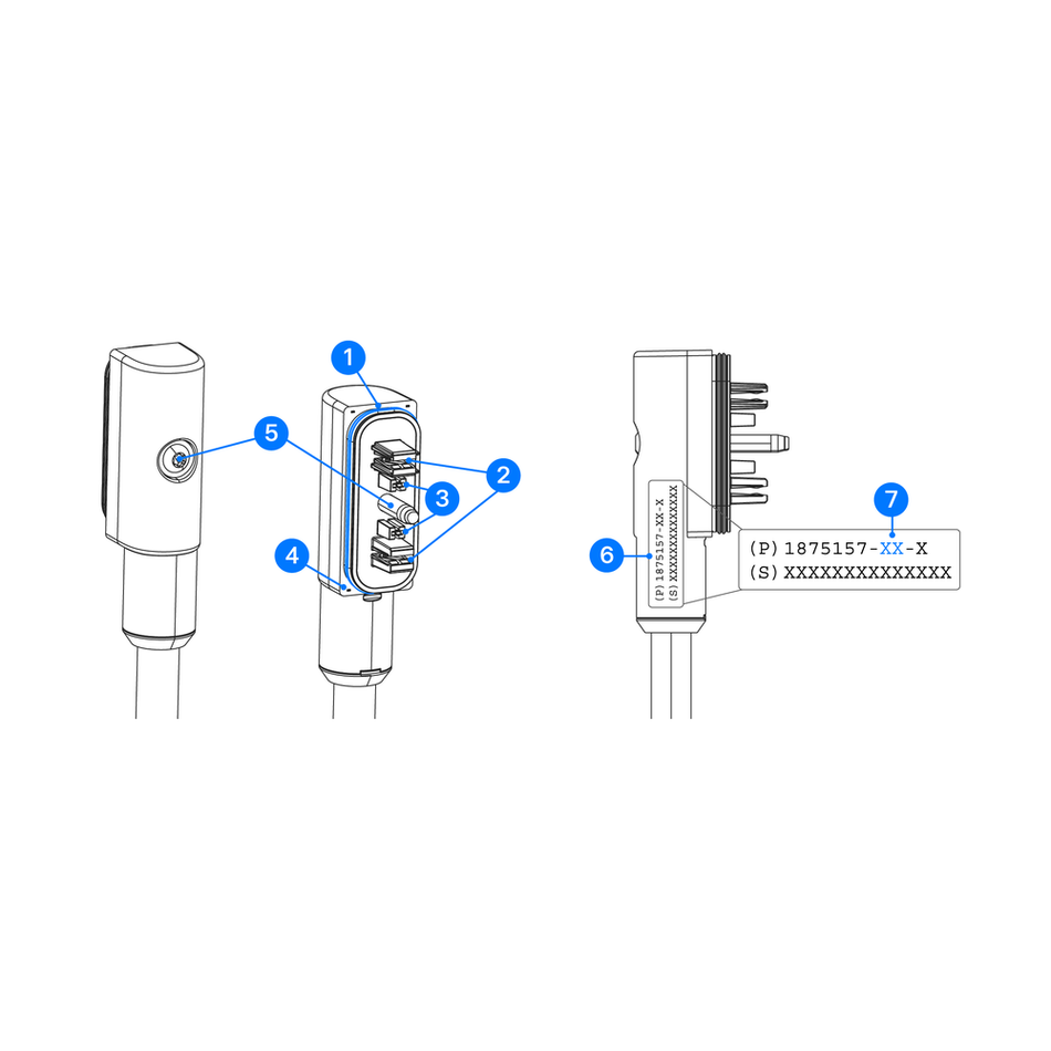 Tesla Powerwall 3 Expansion Kabelbaum 2 m 1875157-20-D