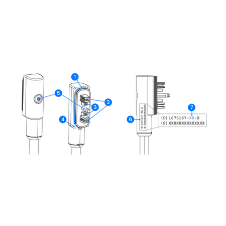 Tesla Powerwall 3 Expansion Kabelbaum 2 m 1875157-20-D