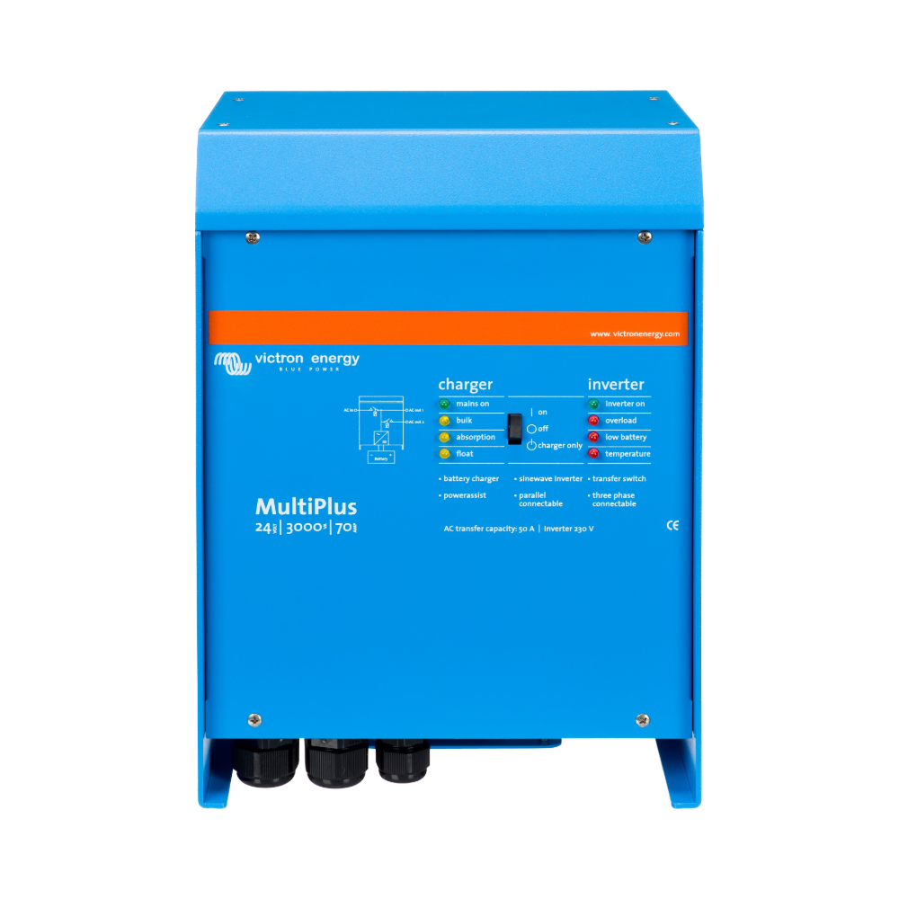 Victron MultiPlus 3.000–5.000 VA Batteriewechselrichter – Produktansicht