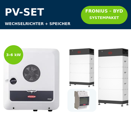 Fronius Primo GEN24 Plus SC + BYD HVS+ Systempaket | 3–6 kW