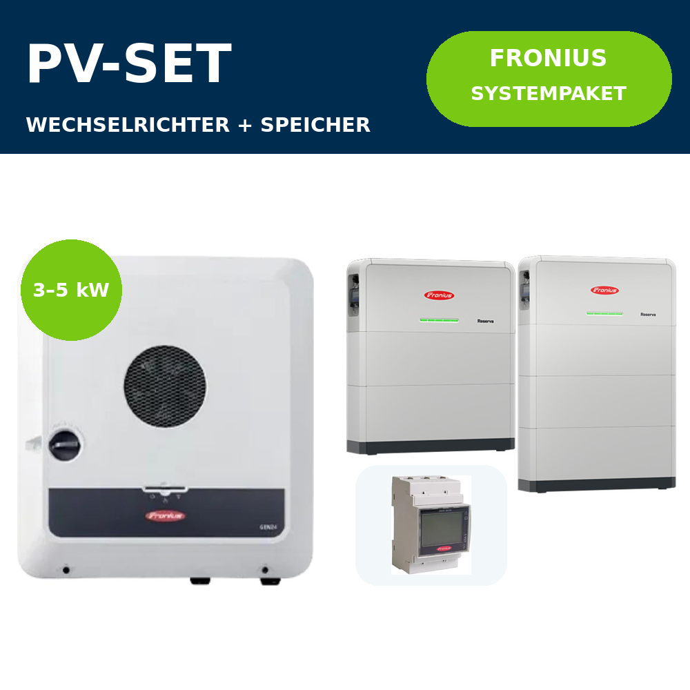Fronius Symo GEN24 Plus SC 3–5 kW + Reserva Systempaket | 3–5 kW