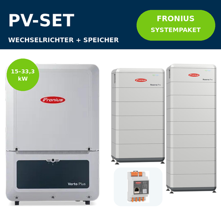 Fronius Verto Plus + Reserva Pro Systempaket | 15–33,3 kW
