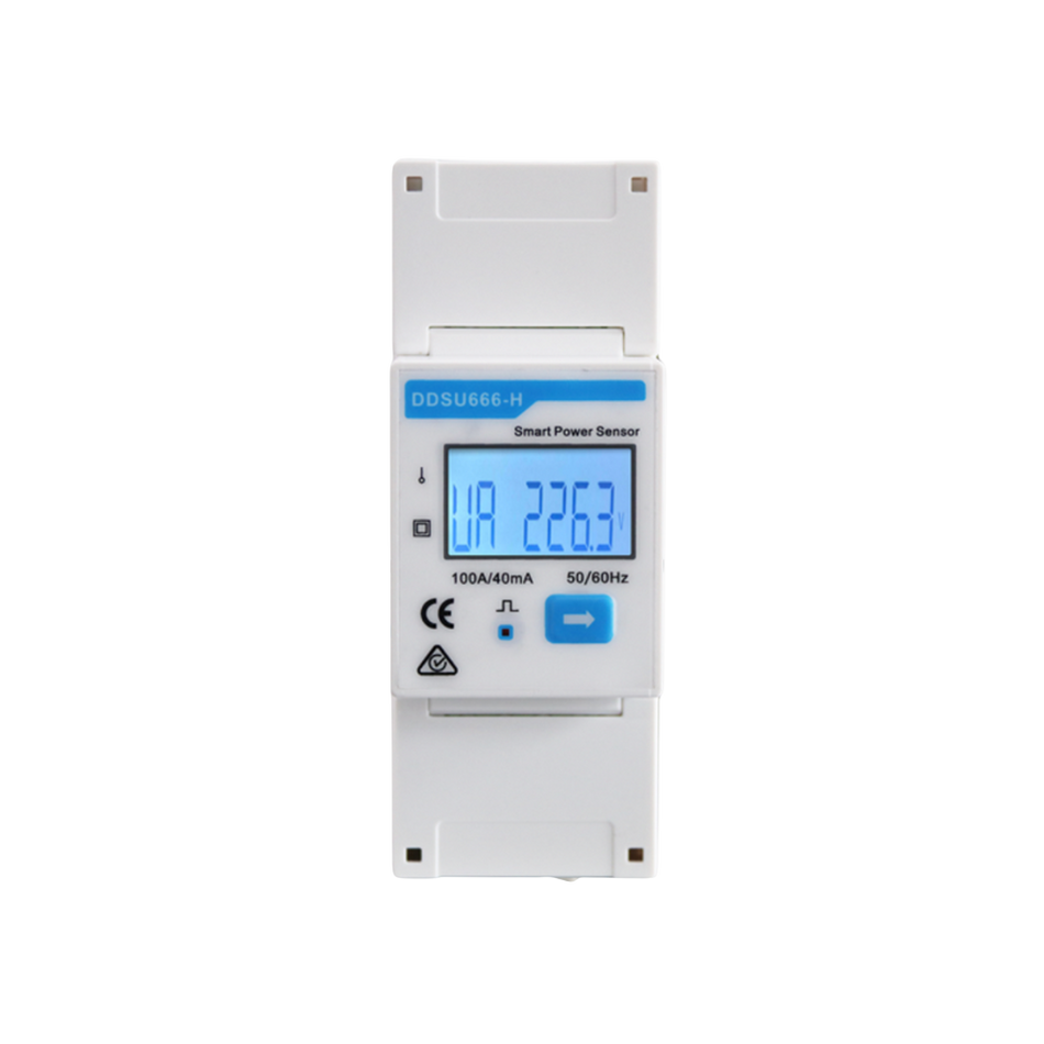 Huawei Smart Meter DDSU666-H / DTSU666-H – 1-phasig · 100 A (DDSU666-H) – Produktansicht