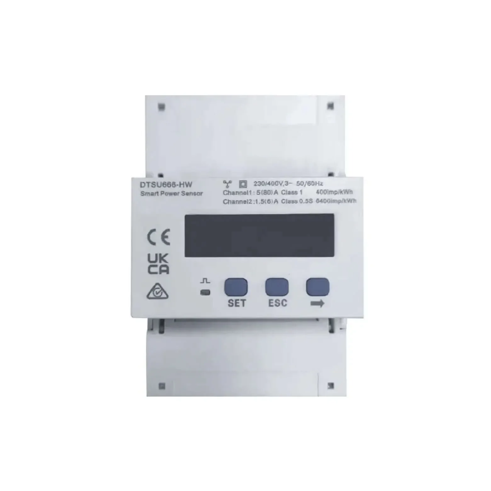 Huawei Smart Meter DDSU666-H / DTSU666-H – 3-phasig · 80 A Direktmessung (DTSU666-HW) – Produktansicht