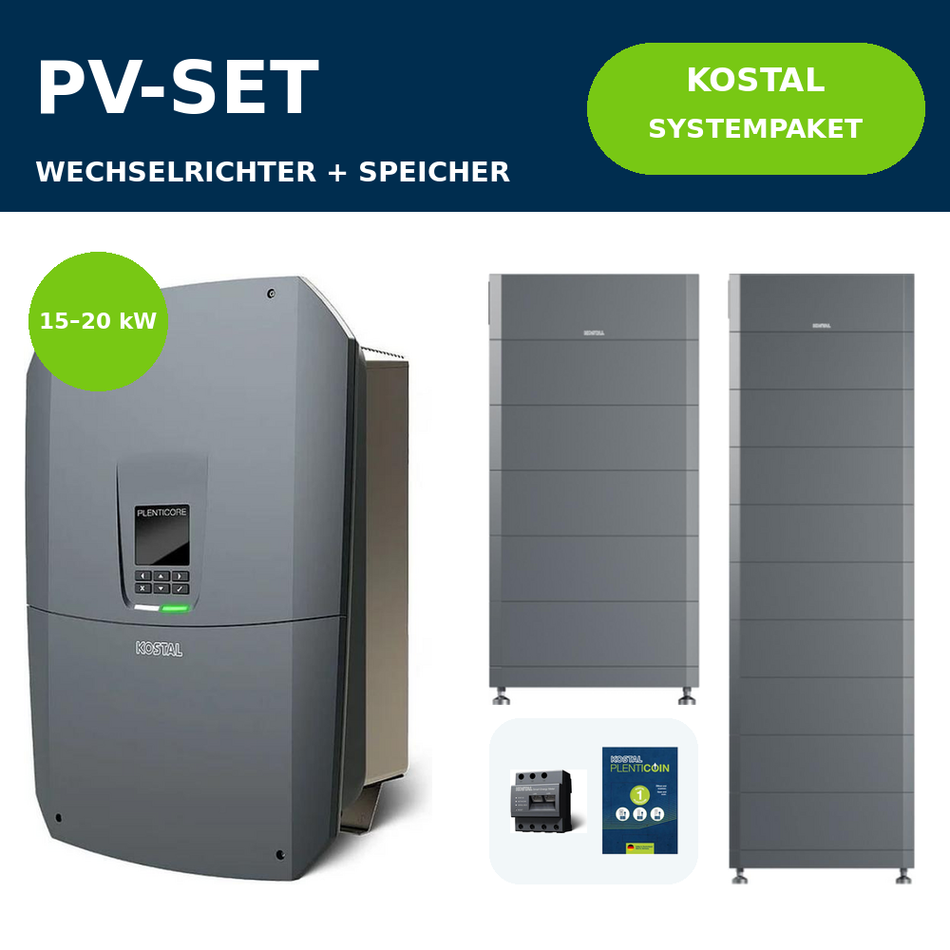 KOSTAL PLENTICORE G3 L + KOSTAL HELIVOR HV Systempaket | 15–20 kW