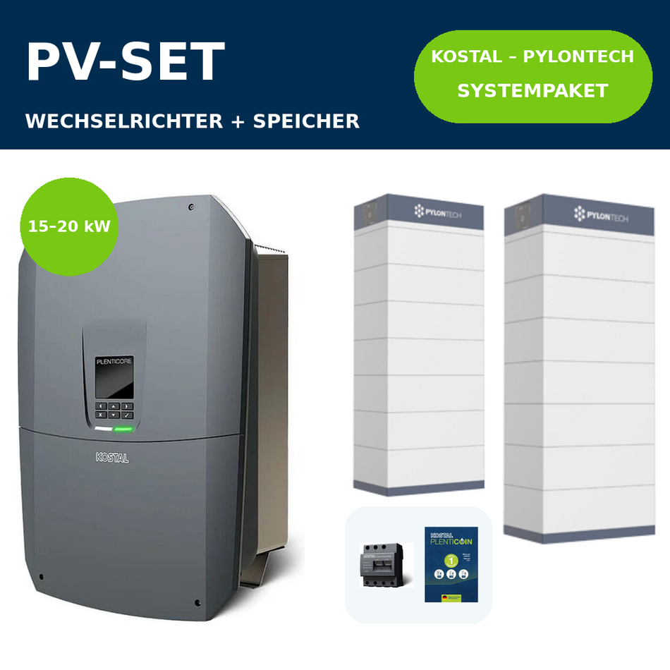 KOSTAL PLENTICORE G3 L + Pylontech Force H3 Systempaket | 15–20 kW