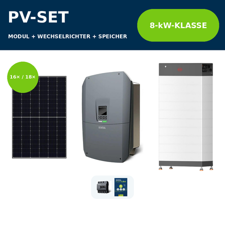 Luxor ECO LINE PRIME 485 Wp PV-Anlage mit KOSTAL PLENTICORE G3 M 8,5 kW und BYD Battery-Box HVB – 8-kW-Klasse
