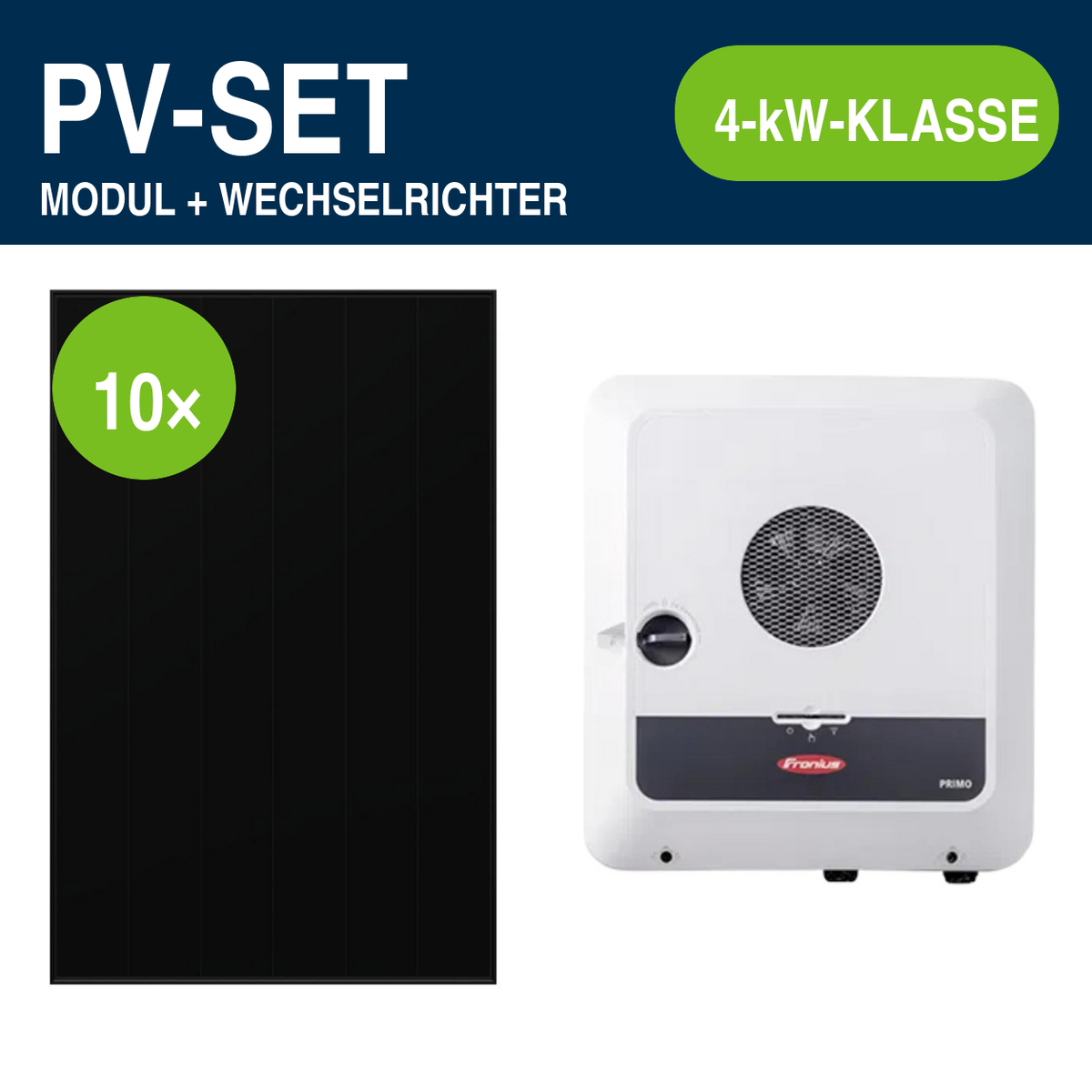 10 Module – 4,85 kWp | Fronius Primo GEN24 Plus SC 4,6 kW