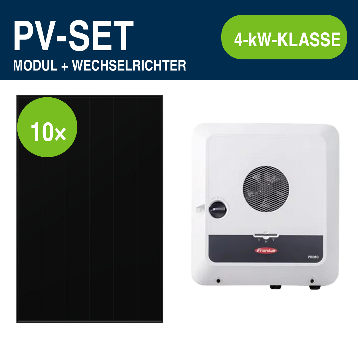 10 Module – 4,85 kWp | Fronius Primo GEN24 Plus SC 4,6 kW