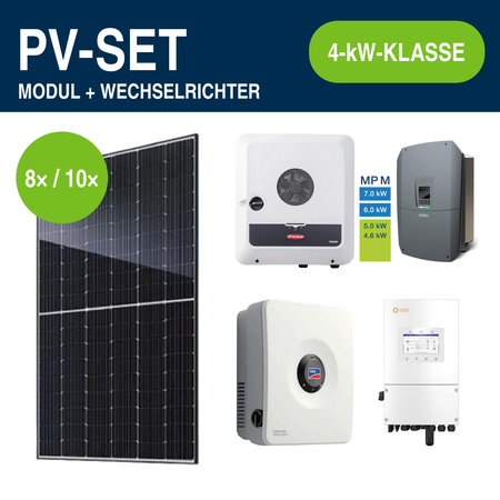 JA Solar N-Type Doppelglas Black Frame 470 Wp PV-Set mit Hybridwechselrichter | 4,6-kW-Klasse – Gewerbe & Ausland