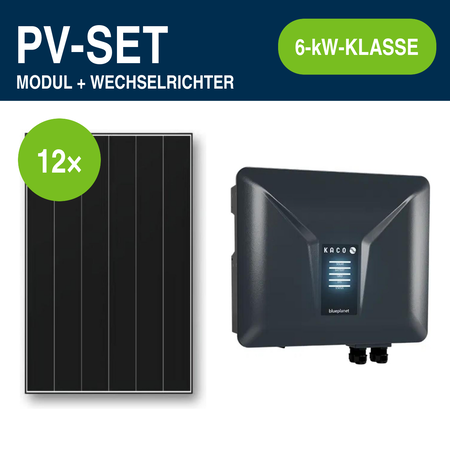 12 Module – 5,88 kWp | blueplanet NH3 6,0 kW