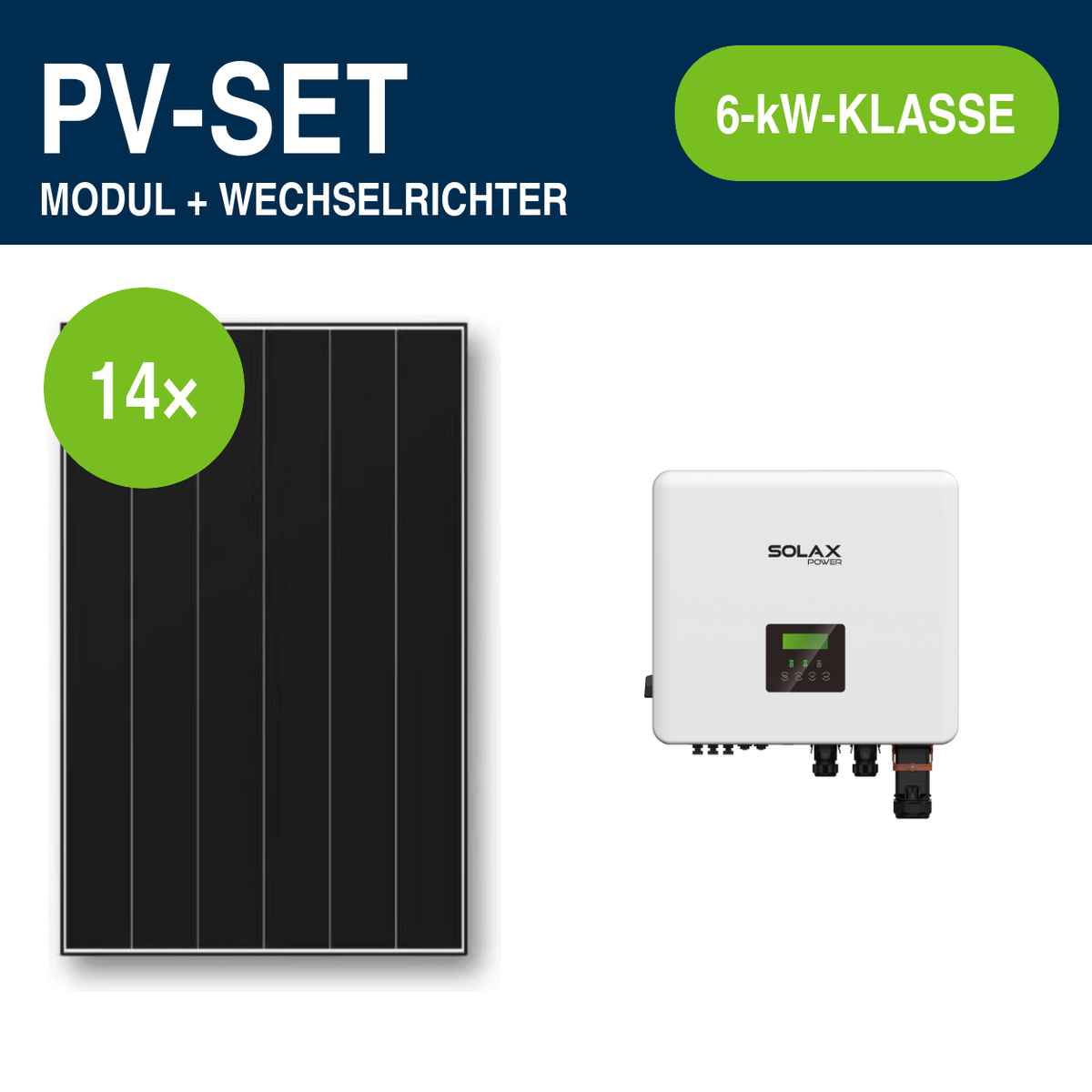 14 Module – 6,86 kWp | X3-Hybrid G4 PRO 6,0 kW