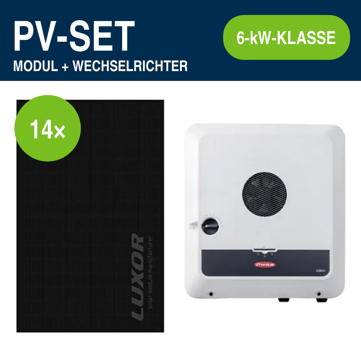 14 Module – 6,51 kWp | Symo GEN24 Plus SC 6,0 kW