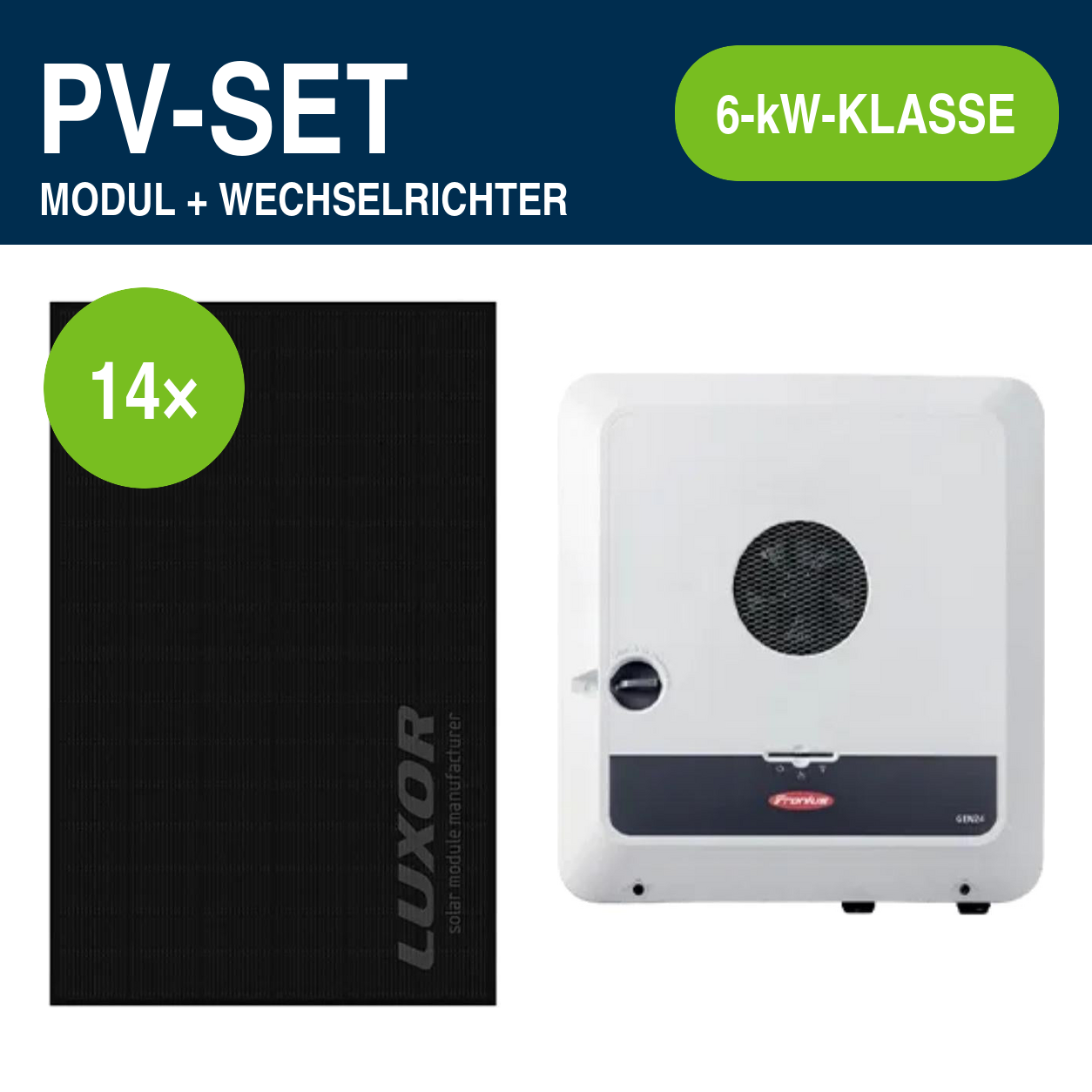 14 Module – 6,51 kWp | Symo GEN24 Plus SC 6,0 kW