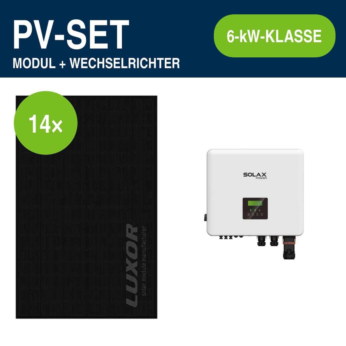 14 Module – 6,51 kWp | X3-Hybrid G4 PRO 6,0 kW