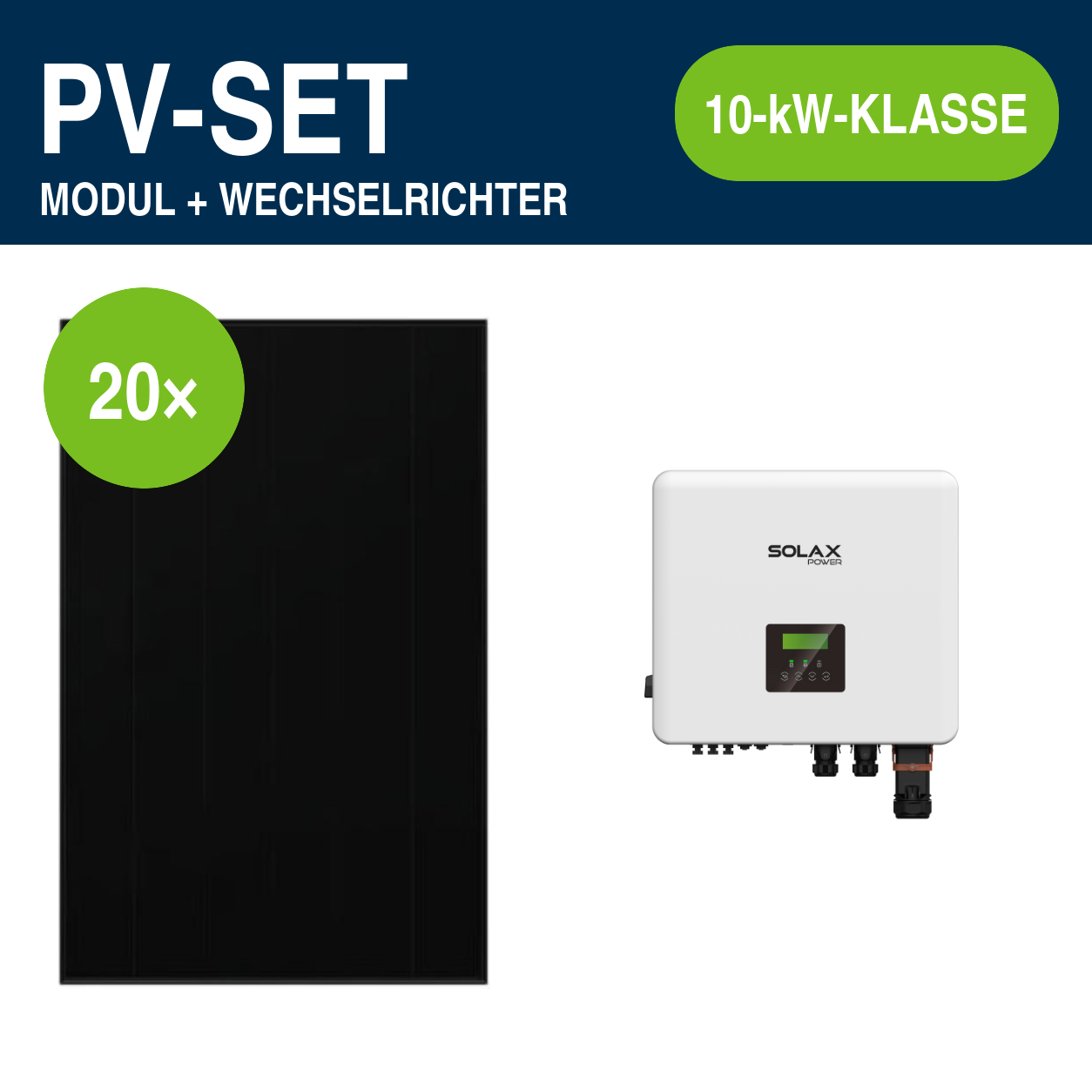 20 Module – 9,70 kWp | X3-Hybrid G4 PRO 10,0 kW