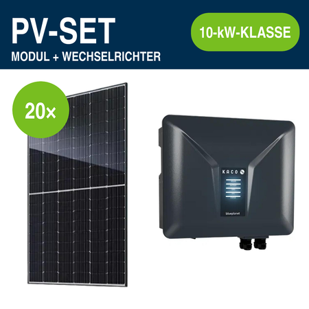 20 Module – 9,40 kWp | blueplanet NH3 10,0 kW