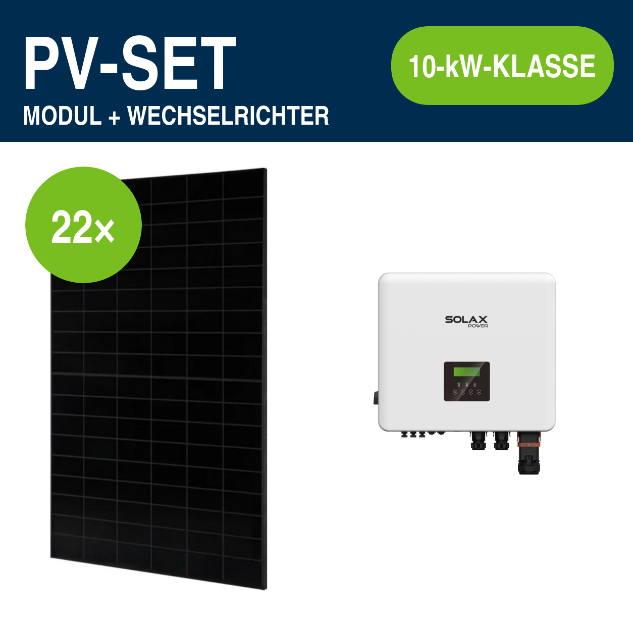 22 Module – 10,56 kWp | X3-Hybrid G4 PRO 10,0 kW