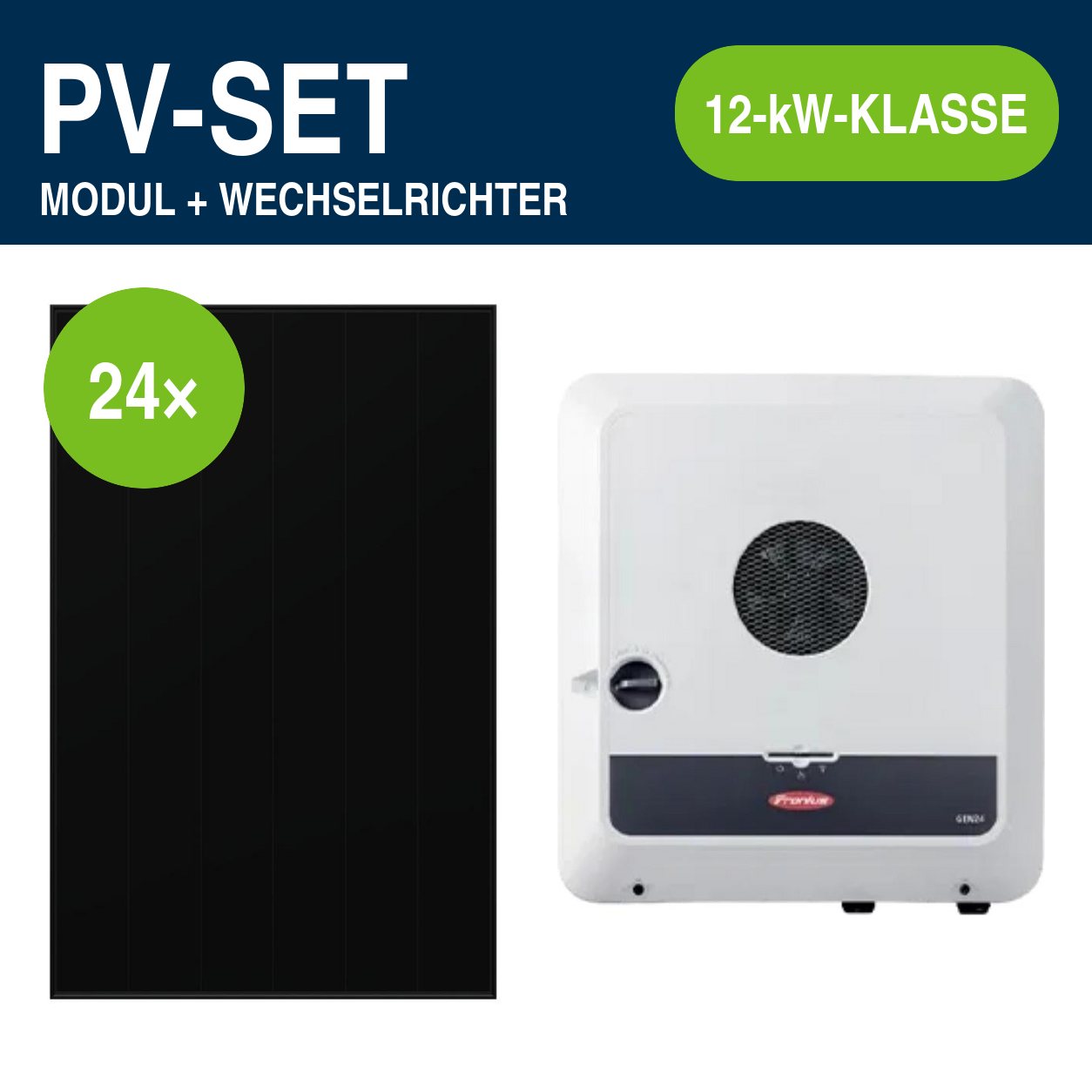 24 Module – 11,64 kWp | Symo GEN24 Plus SC 12,0 kW