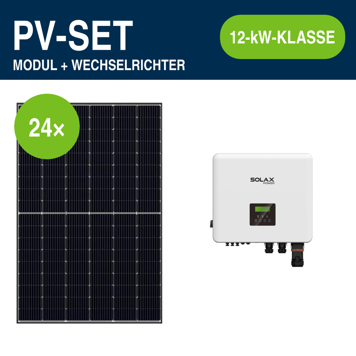 24 Module – 11,64 kWp | X3-Hybrid G4 PRO 12,0 kW