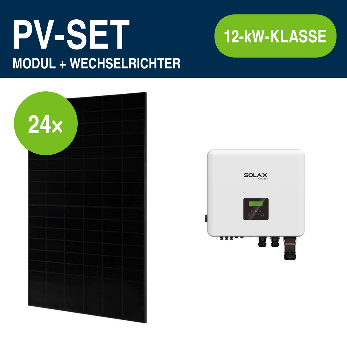 24 Module – 11,52 kWp | X3-Hybrid G4 PRO 12,0 kW