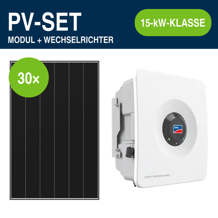 30 Module – 14,70 kWp | Sunny Tripower Hybrid X 15,0 kW