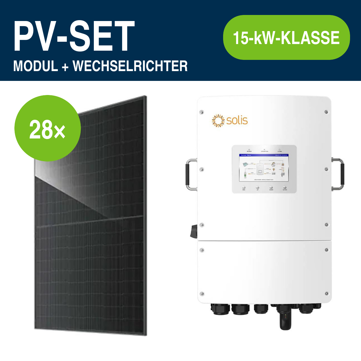 28 Module – 13,02 kWp | S6-EH3P 15,0 kW Niedervolt