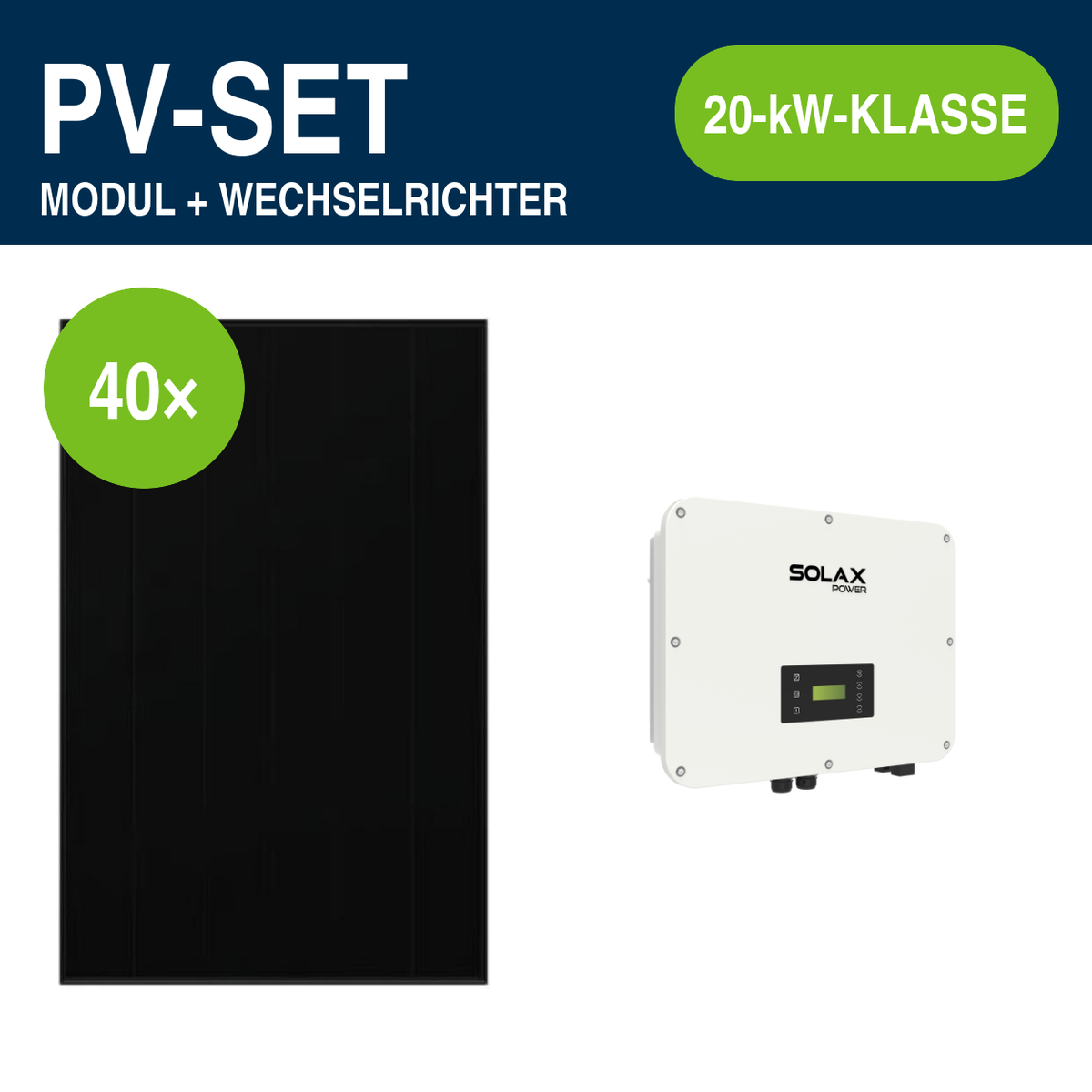 40 Module – 19,40 kWp | X3-ULTRA 20,0 kW