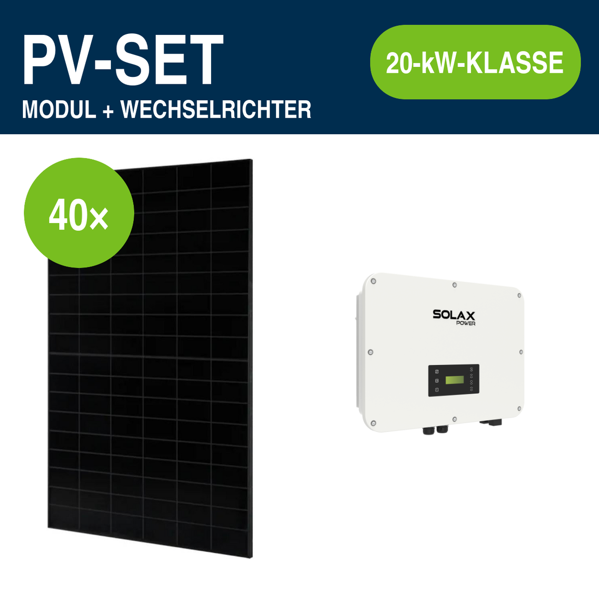 40 Module – 19,20 kWp | X3-ULTRA 20,0 kW