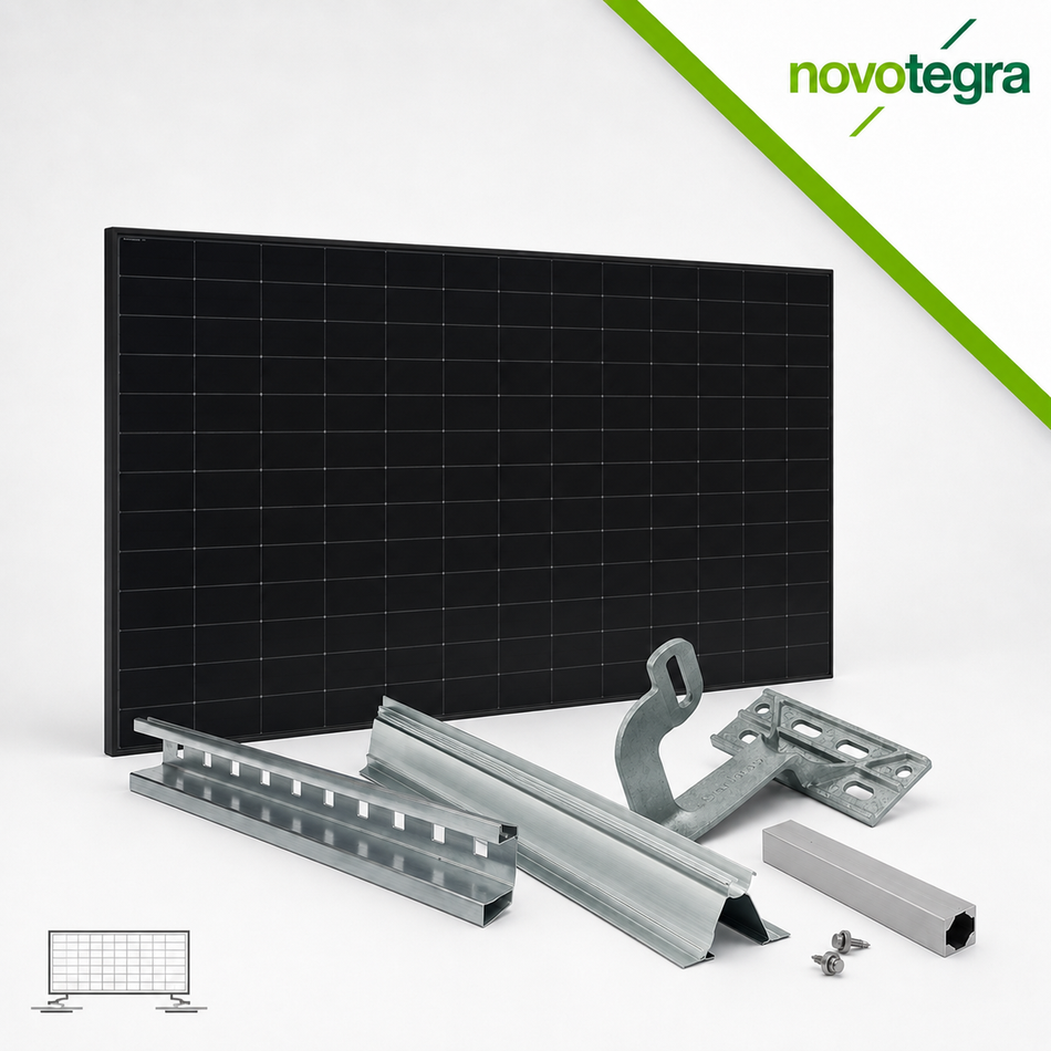 novotegra top-fix Montageset für Ziegeldach – Module quer