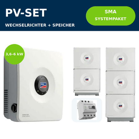 SMA Sunny Boy Smart Energy + Home Storage Systempaket | 3,6–6 kW