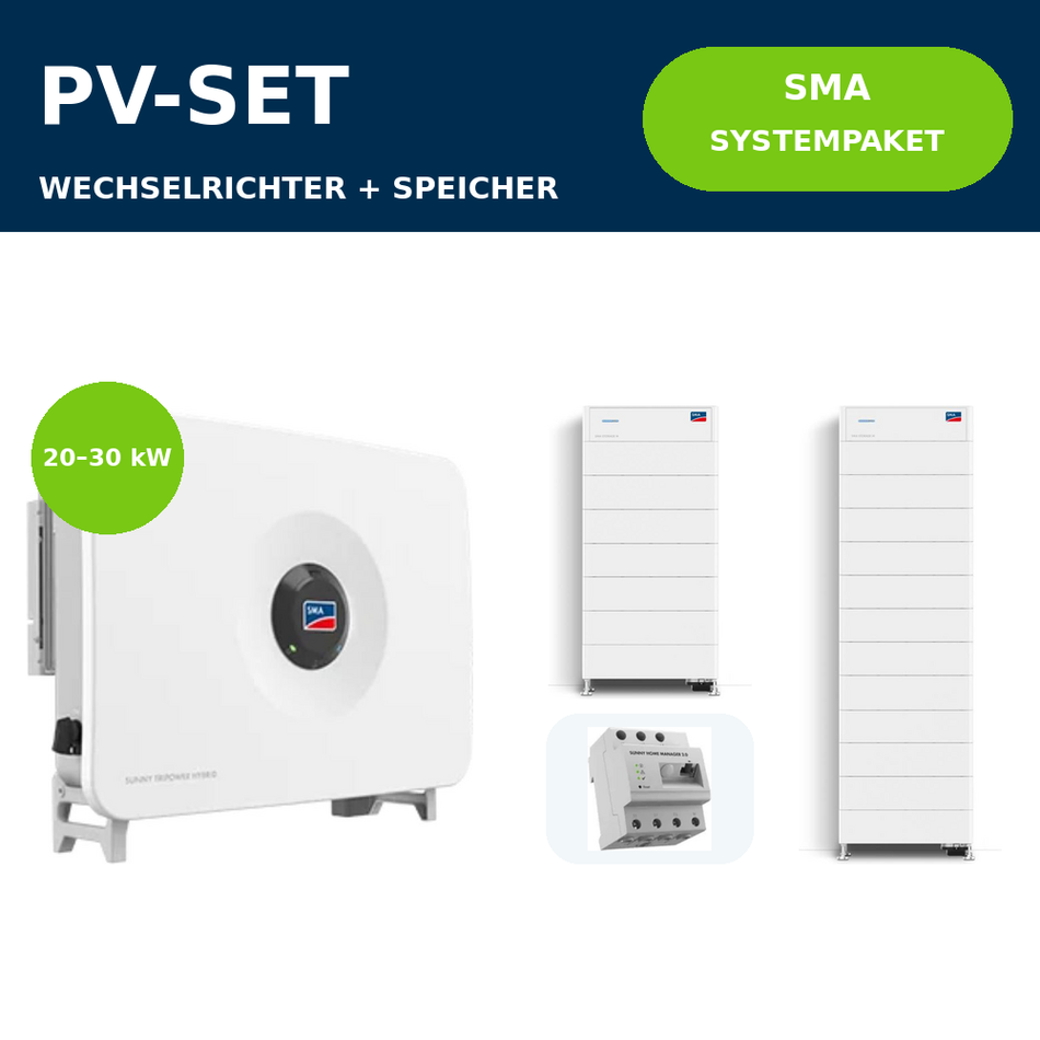 SMA Sunny Tripower Hybrid X + Storage M Systempaket | 20–30 kW