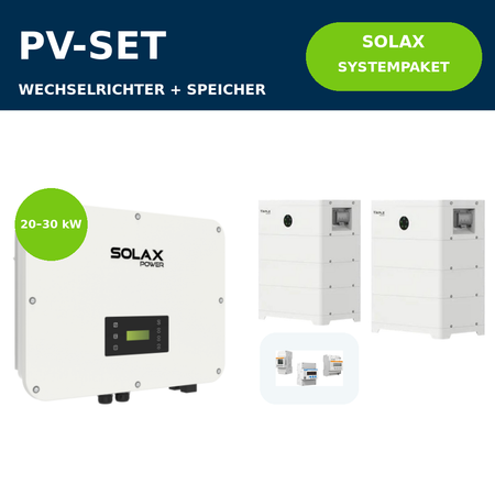 SolaX X3 Ultra + T-BAT HS 5.1 Systempaket | 20–30 kW