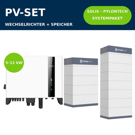 Solis S6 3Ph + Pylontech Force H3 Systempaket | 5–12 kW
