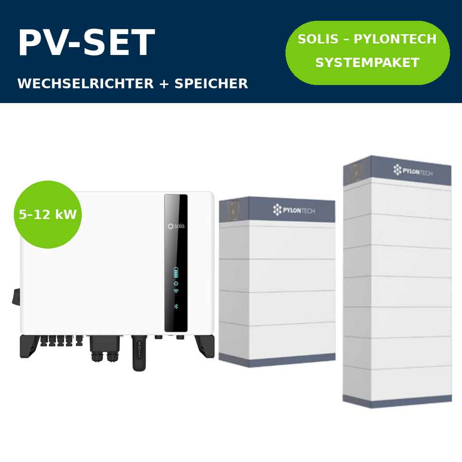 Solis S6 3Ph + Pylontech Force H3 Systempaket | 5–12 kW