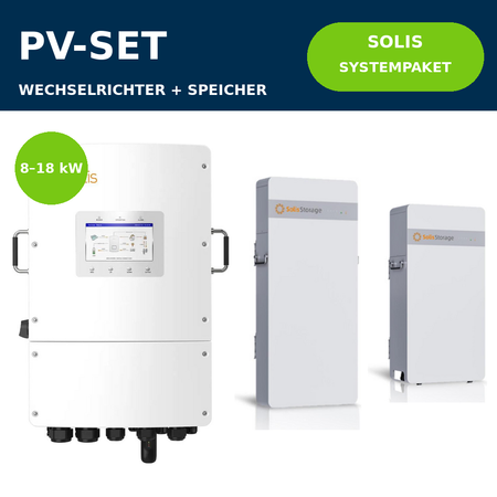Solis S6 3Ph Niedervolt + IntelliHome Systempaket | 8–18 kW