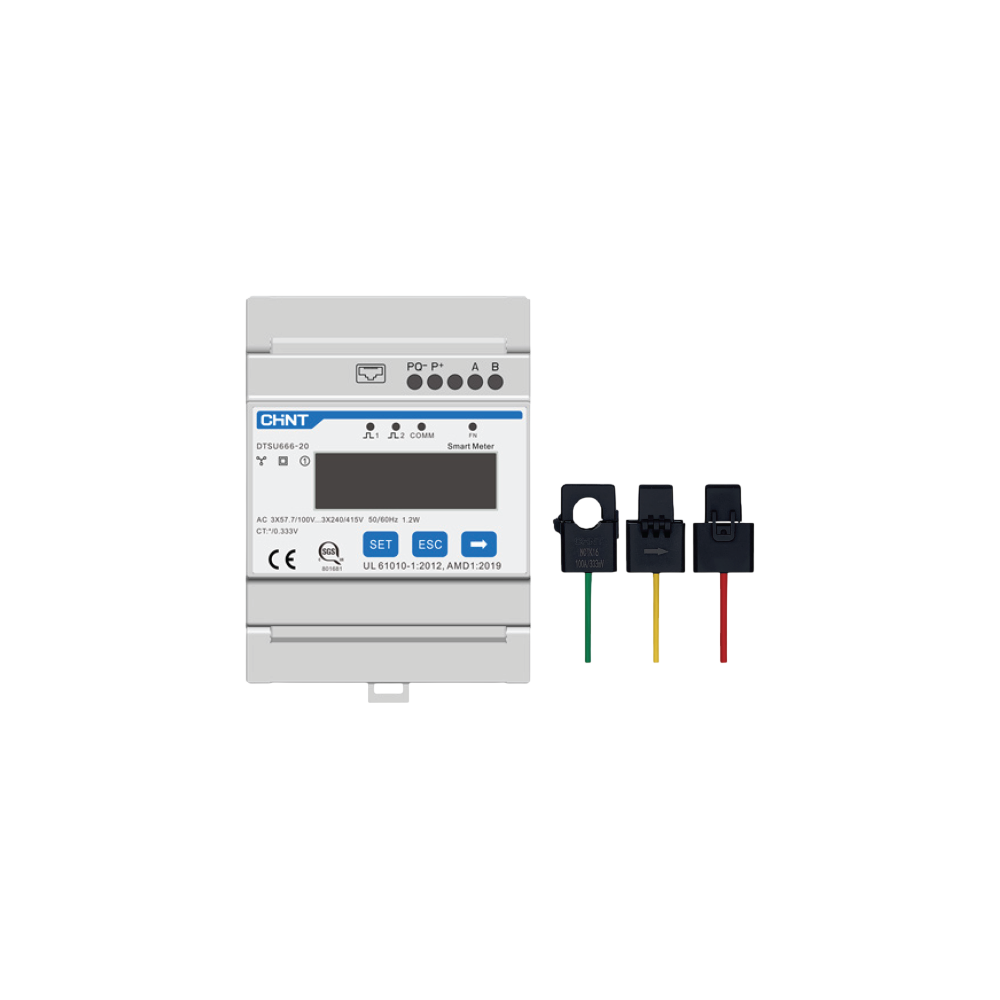 Sungrow Smart Meter S100 / DTSU666 / DTSD1352-C – DTSU666-20 – 3-phasig indirekt